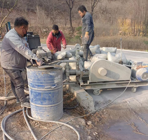 宁津路面下沉注浆